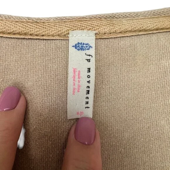 FP movement by Free People Distressed Hoodie Timko Size S - Picture 8 of 12